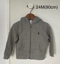 ラルフローレン　フルジップパーカー　90cm