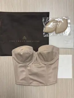 トリートドレッシング ブライダルインナー ショートビスチェ、ロングガードル
