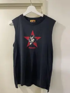 HYSTERIC GLAMOUR 星型プリント ノースリーブTシャツ