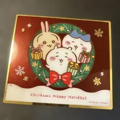 ちいかわ　オリジナルクリア色紙　クリスマスケーキ2025