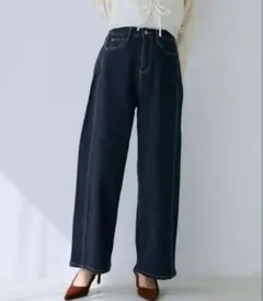 coca ワイドシルエットデニムパンツのサムネイル