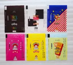 チロルチョコ　包み紙●松尾製菓(1996年頃)　6枚セット② 2026年最新】チロルチョコアーモンド包み紙の人気アイテム - メルカリ