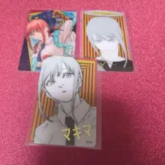 チェンソーマン　ジャンフェス　箔押しクリアカード　マキマ　セット