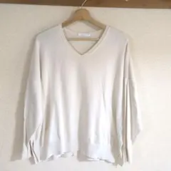 ☆美品☆アメリカンホリック ニット ホワイト 綿100％