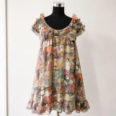 HYSTERIC GLAMOUR × Courtney Love 総柄ワンピース