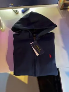 Polo Ralph Lauren ネイビー フルジップパーカー