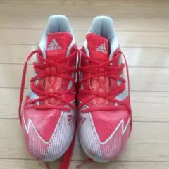 adizero レッド ソフトボールスパイク サイズ27cm