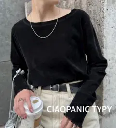 CIAOPANIC TYPY シアーフロッキーベロア見えメロートップス