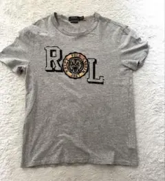 美品 RRL 染み込みプリント アンカー マリン ボーダー Tシャツ Mサイズ 