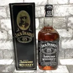 ジャックダニエル 旧ボトル 赤紙封印 1L 45％ 瓶底83年 H - メルカリ