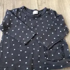 petit main ハート柄 トップス 80