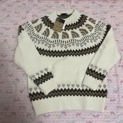 新品THE NORTH FACE ノースフェイスハーフドームノルディックセーター