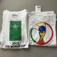 2002 FIFAワールドカップ 半袖Tシャツ フリーサイズ ２枚 綿100