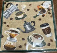 【新品未使用】フェイラー　タオルハンカチ　コーヒーブレイク