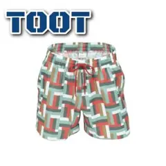 TOOT Multi Block Surf Shorts　レッド　Mのサムネイル