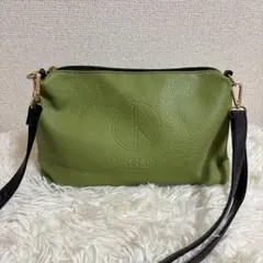 【美品】D.KELLY 2wayショルダーバッグ TEA×黒