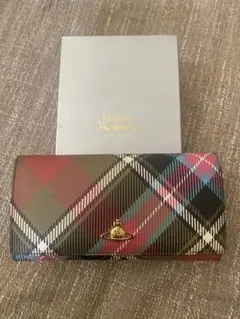 Vivienne Westwood 長財布 チェック柄 人気