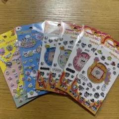 【新品】たまごっち プチプチシール2 キラキラシート3 6シートコンプリート