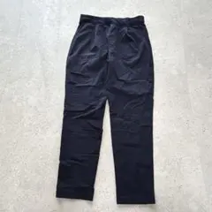 ザショップtk〔L〕夏！軽量ストレッチレーヨン混 テーパード パンツ ネイビーのサムネイル