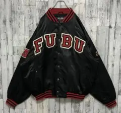 最終値下げ日曜まで出品【ビッグサイズ 3XL】FUBU フブ スタジャン 90s