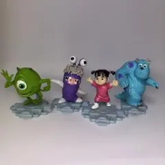 モンスターズインク　ミニフィギュア　4体セット