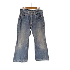 70s CANTON デニムパンツ フレア USA製 ヴィンテージ キャントンのサムネイル
