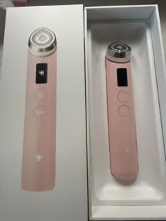 メディキューブ　ブースタープロ　美顔器 本体 ピンク くま型カバー付きのサムネイル