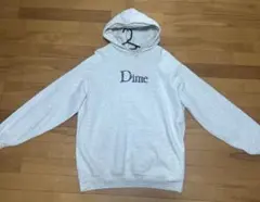 Dime グレー フード付きパーカー