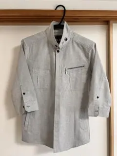 MICHEL KLEIN homme 七分袖シャツ グレー サイズ46のサムネイル