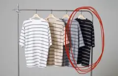 RHC 大人のリラックス着　コットンパイル地 ボーダー　Tシャツ　ロンハーマンのサムネイル
