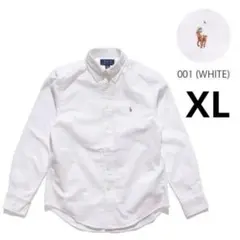 1079 ポロ ラルフローレン 長袖　ボーイズサイズ 　XL ホワイト　未使用品