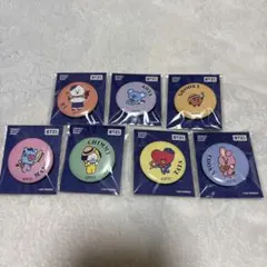 BT21 ファミマ 缶バッジ セット