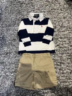 Polo by Ralph Lauren 12M ポロシャツとカーゴショーツ