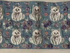 インド刺繍リボン くねっとねこちゃん ♡ 2m♡ グレー 在庫限り
