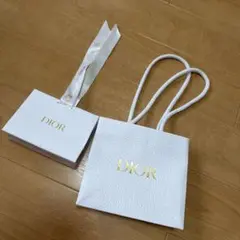 DIOR ホワイトショップ袋 小型