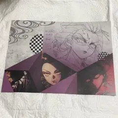 蕨姫&堕姫 京極屋 鬼滅の刃×ダイニング アニメ遊郭編第2期ランチョンマット1枚