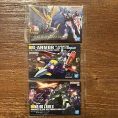 ガンプラパッケージアートグミ3 ウィングガンダムゼロ ザク Gアーマー