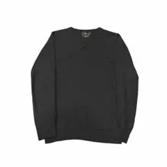 green HYKE（ハイク） Vネック デザイン ニット ブラック カシミヤのサムネイル