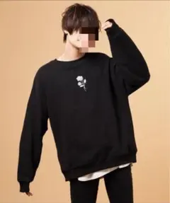 廃盤品✨レア✨ Adher 刺繍バラ クルーネック トレーナー