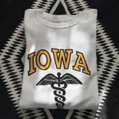 80s ヴィンテージ レア 内縫い リバースウィーブ プリントタグ カドゥケウス