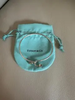 Tiffany & Co. ハートモチーフ バングル シルバー K18 - メルカリ