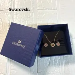 ✨新品未使用✨スワロフスキー　クリスタル ネックレスとピアス セット