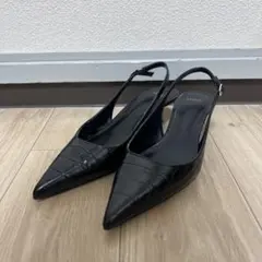 MM6 コルク スリングバックパンプス 36 - メルカリ