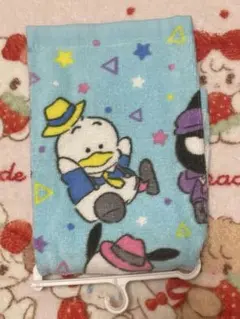サンリオ ハぴだんぶい　タキシードサム ポチャッコ　ハンカチ タオル
