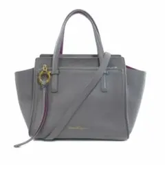 サルヴァトーレフェラガモ エイミー 2WAY ハンドバッグ カーフ