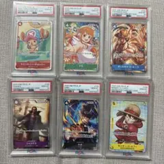 6連番 PSA10 マクドナルド プロモ ルフィ ナミ エース ワンピース