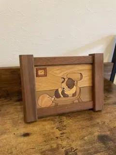 【手作り】木製小物 木画