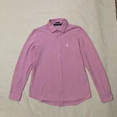 美品 POLO GOLF ラルフローレン 長袖 シャツ ピンクS (M相当)のサムネイル