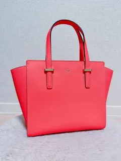 kate spade サーモンピンク ハンドショルダー2wayバッグ