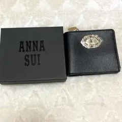 ANNA SUI アナスイ　二つ折り　財布　バタフライ　黒のサムネイル
